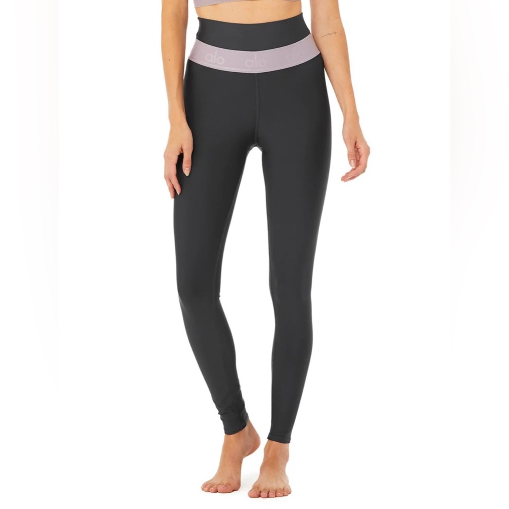 High-Waist Fitness Legging XS Anthracite/Lavender Smoke